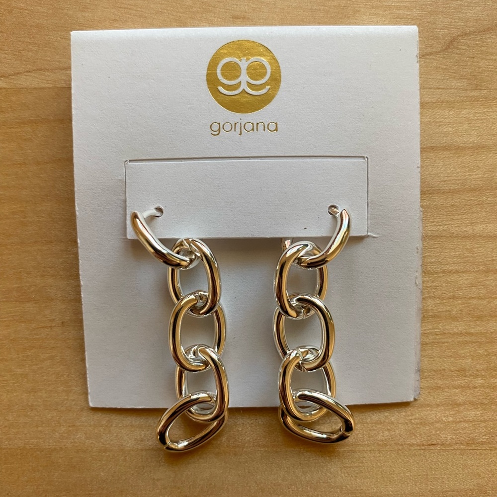 Sterling Silver Chain Earrings